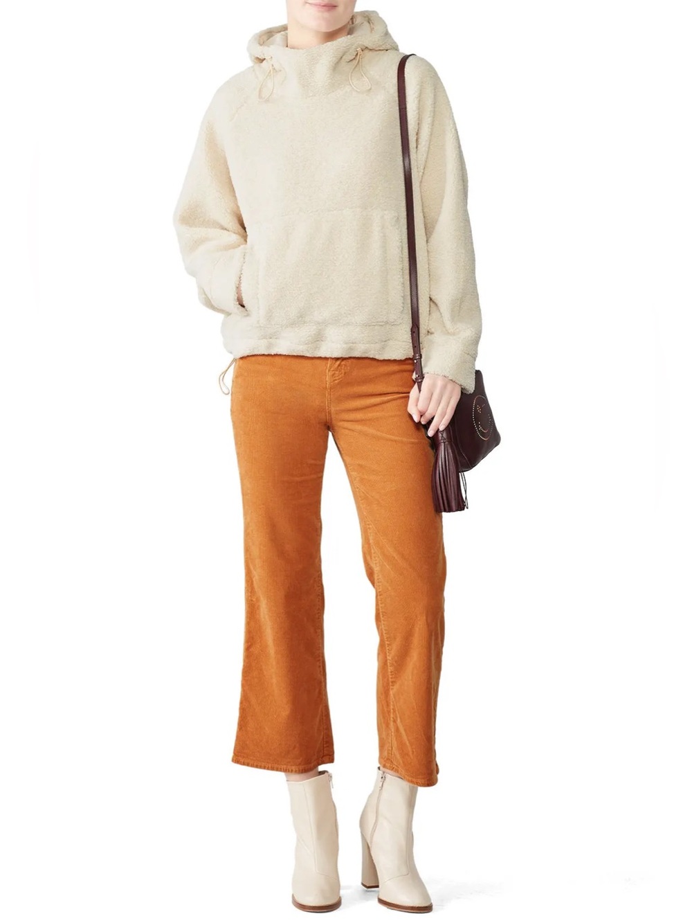 Vince Cozy Faux Sherpa Shearling Hoodie